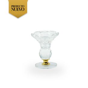 Candelabro de Pie Dorado 8 cm